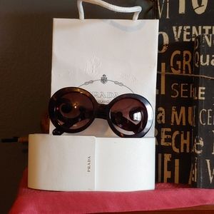 Prada round sunglasses